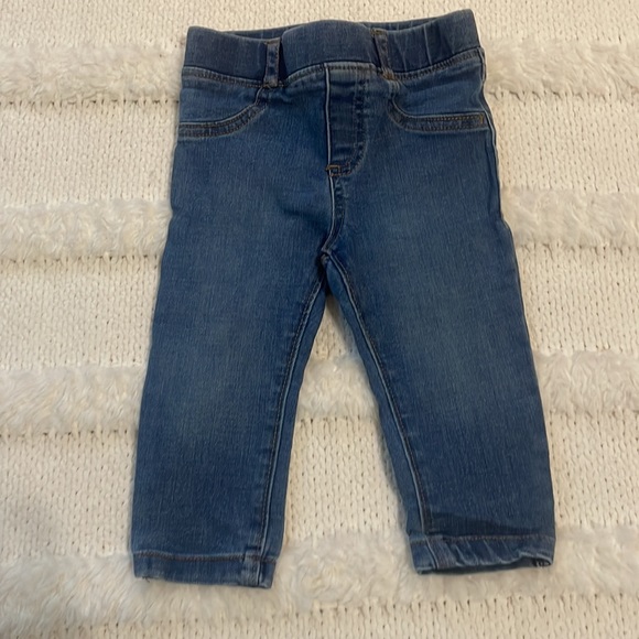 Embellished Happy and loved tie-dyed romper & blue jeans Baby girl size 12 M - Picture 6 of 14